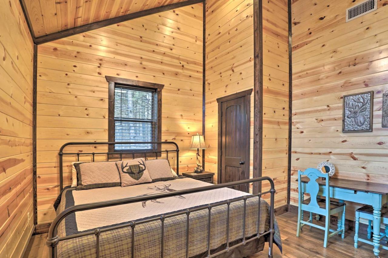 Luxe 'Great Bear Lodge' With Spa, Fire Pit, And Views! Broken Bow Bagian luar foto